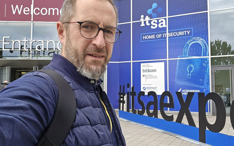 Michał Kaczmarek z Trecom SOC wziął udział w targach it-sa w Norymberdze 27–29.10.2025